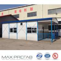 K353 Pre-painted light-steel C frame refugee camp prefabricated house