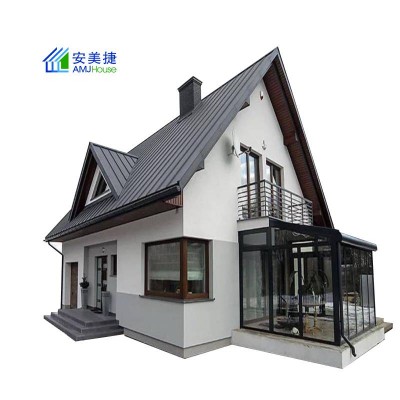 Fabricated Villa Sales Custom-built Houses In Rural Areas Steel Structure Factory Building Farm Building Design Planning